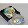 Fabulous Rainbow Color Mystic Topaz Natural Oval Cut 43-44 Ct Pair Gemstone