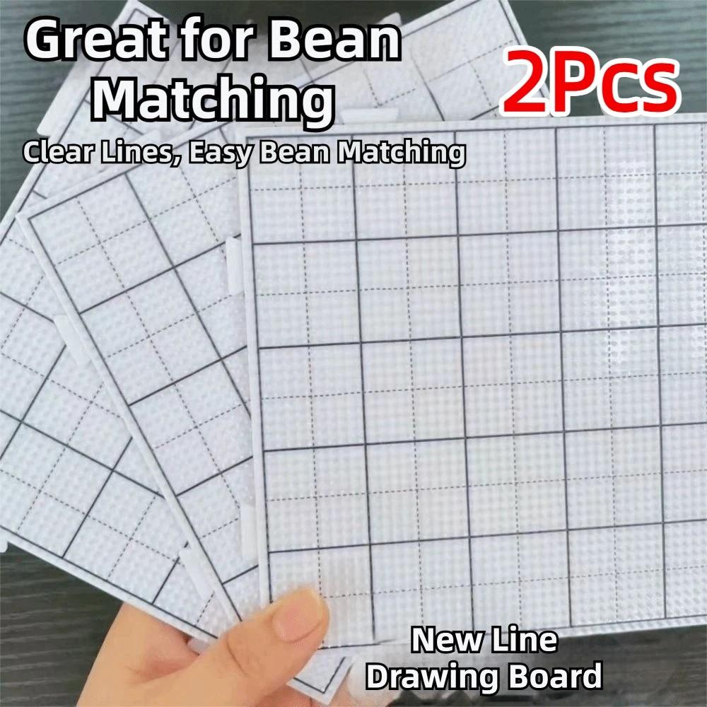 2Pcs Thicken Fuse Beads Pegboards 2.6mm Beads Hama Beads Template  Jewelry Making Ironing