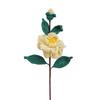 Camellia Hand-Woven Finished Eternal Flower Crochet Yarn Fake Flower Simulation Flower Knitted Ornaments Decorative