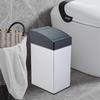 Smart Trash Can Inductive Living Room Waste Bins Automatic Sensor Bathroom Anti Odor Garbage Can Stainless Steel Litter Bin