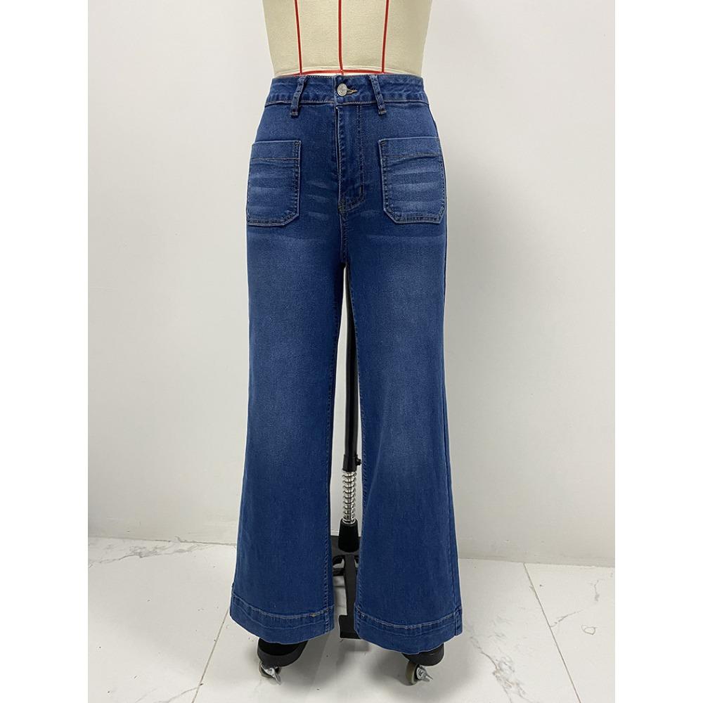 High-waisted Jeans Women's Spring 2025 New Retro Temperament Straight Pants