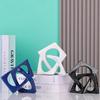 Cross-Border Modern Minimalist Electroplated Geometric Ornaments Creative Decorative Metal Accessories for Living Room Cabinet A