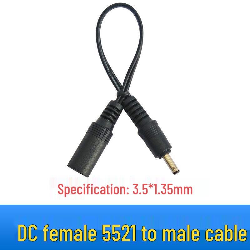 DC5.5x2.1mm Female to 2.5x0.7/3.5x1.35/4.8x1.7/5.5x2.5mm Male Power Connector Adapter