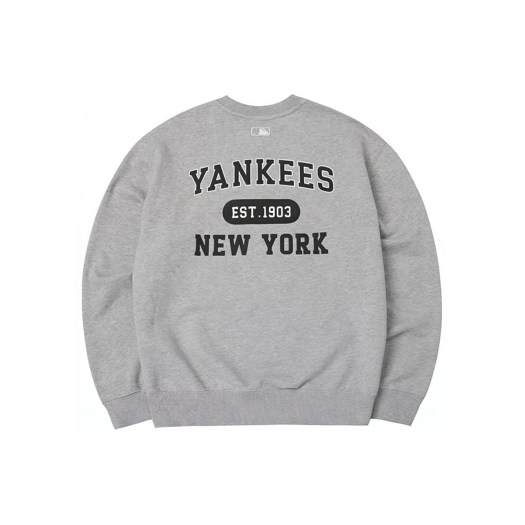 MLB Sweatshirts Unisex Gray Crew Neck Moderate Regular 3AMTV0741-50MGS