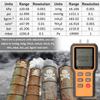 Digital Manometer LCD Display ℃ ℉ Switchable 12 Pressure Units Adjustable Indoor Temperature Measurement Tool