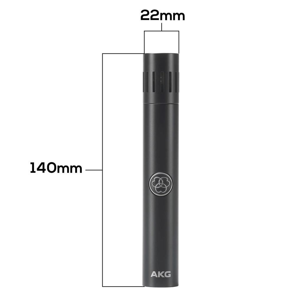 AKG C151 Condenser Microphone for recording instruments such as guitar and Small Diaphragm Hibino Cardioid Recording Unidirectional Stick-Type