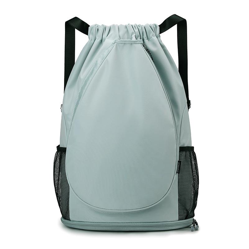 Large Capacity Badminton and Tennis Racket Drawstring Backpack with Custom Printing