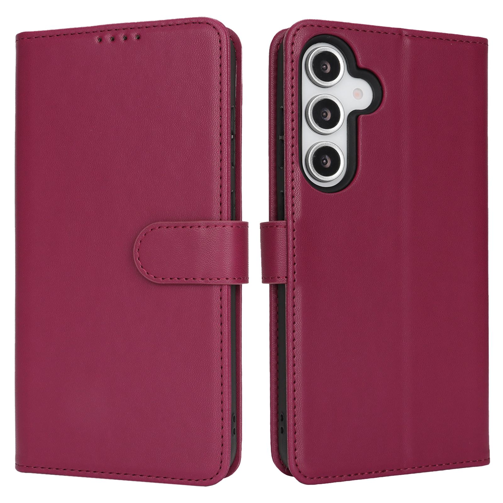 

For Samsung Galaxy S24 FE Stand Case Shockproof Leather Wallet Phone Cover D