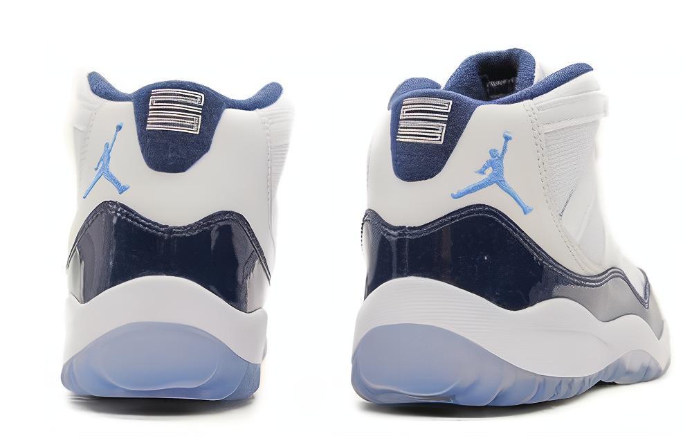 Kids' Sneakers Jordan 11 Retro UNC Win Like 82 (Preschool) White/University Blue-Midnight Navy