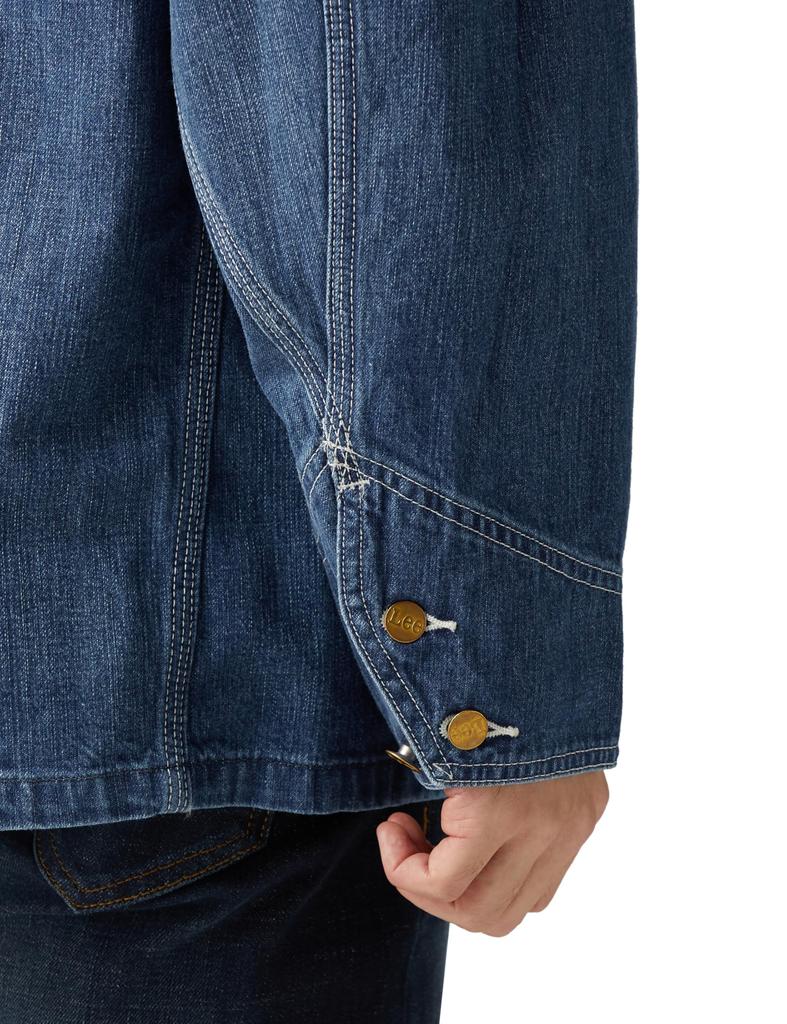 Lee Denim Loco Coverall Medium Size LT0659 Men's Jacket, Unisex, Blue, L,