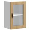 VidaXL Armoire murale de cuisine porte en verre Porto chêne artisanal 854016