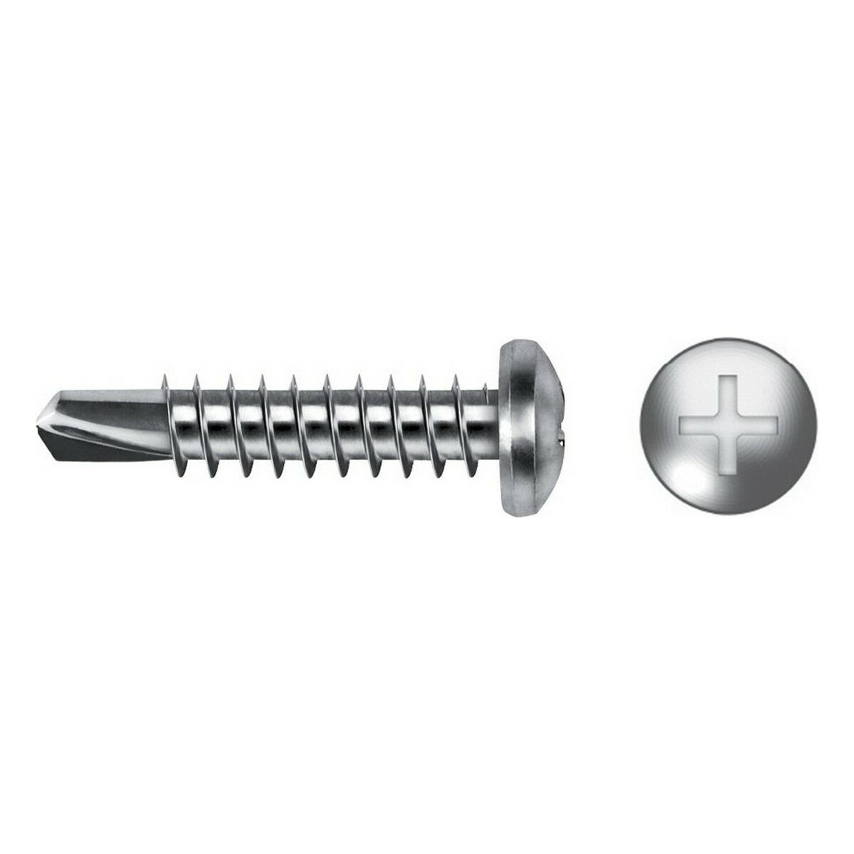 

Vis autofiletante CELO 4,8 x 32 mm 250 Unités zingage TU прозрачный