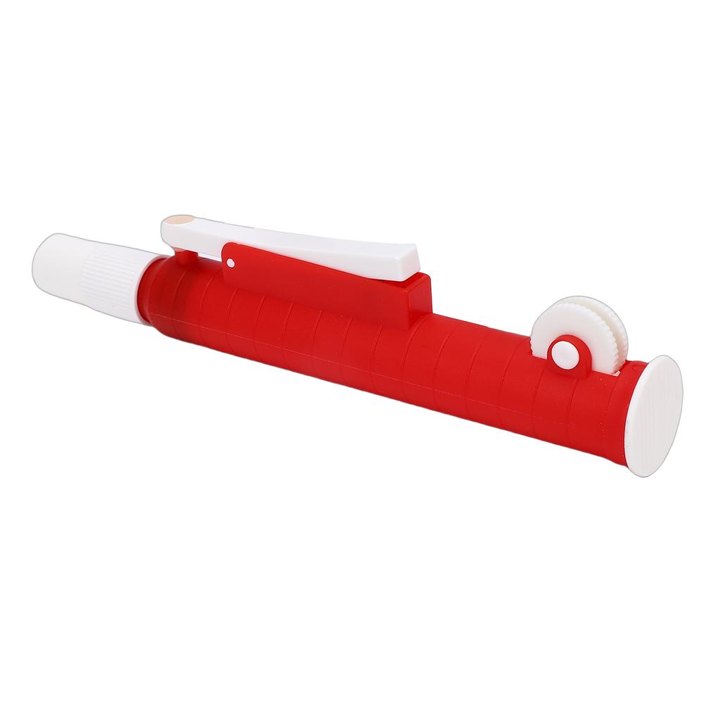 Pipette Pump 25ml Red Easy Liquid Transfer   Dispensing Pipette Pump for Laboratory Research