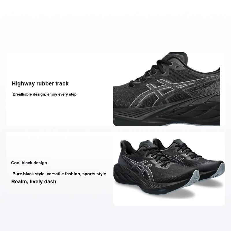 Мужские кроссовки ASICS Novablast 4 Black Graphite Grey 1011B693-002 44