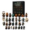 Halloween Advent Calendar 2025 Horror Action  Figurines Halloween Countdown Calendar Halloween Countdown Box for Kids and Adults Gifts