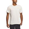 adidas T Shirts Men's Beige Crew Neck Moderate Straight Fit IS0287