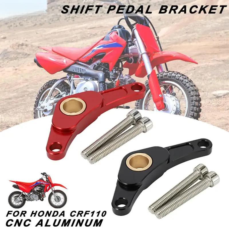 For CRF110 Shifter Bracket Motorcycles Accessories CNC Shift Lever Pedal Rack Brace For Honda CRF 110 All Year Dirt Pit Bike