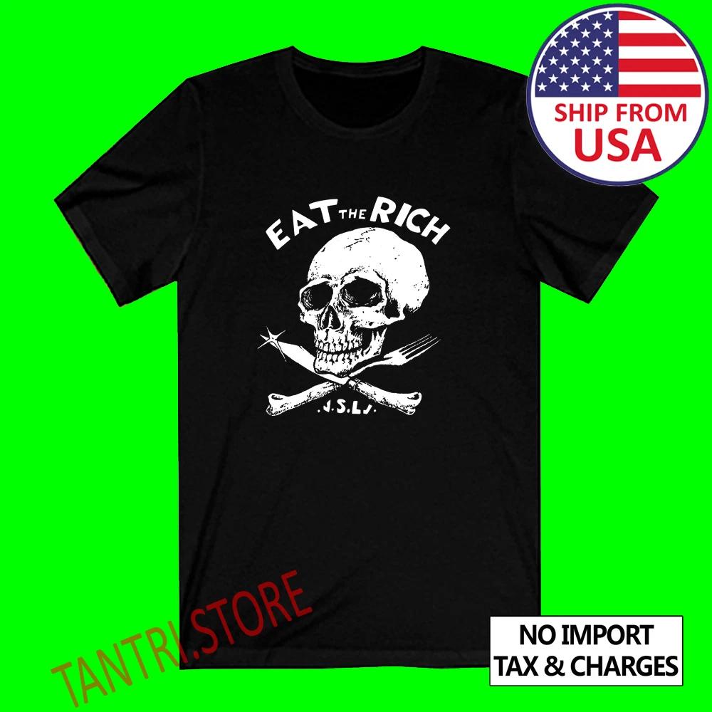 Patti Smith Eat The Rich Men s Black Size S to 3XL XL