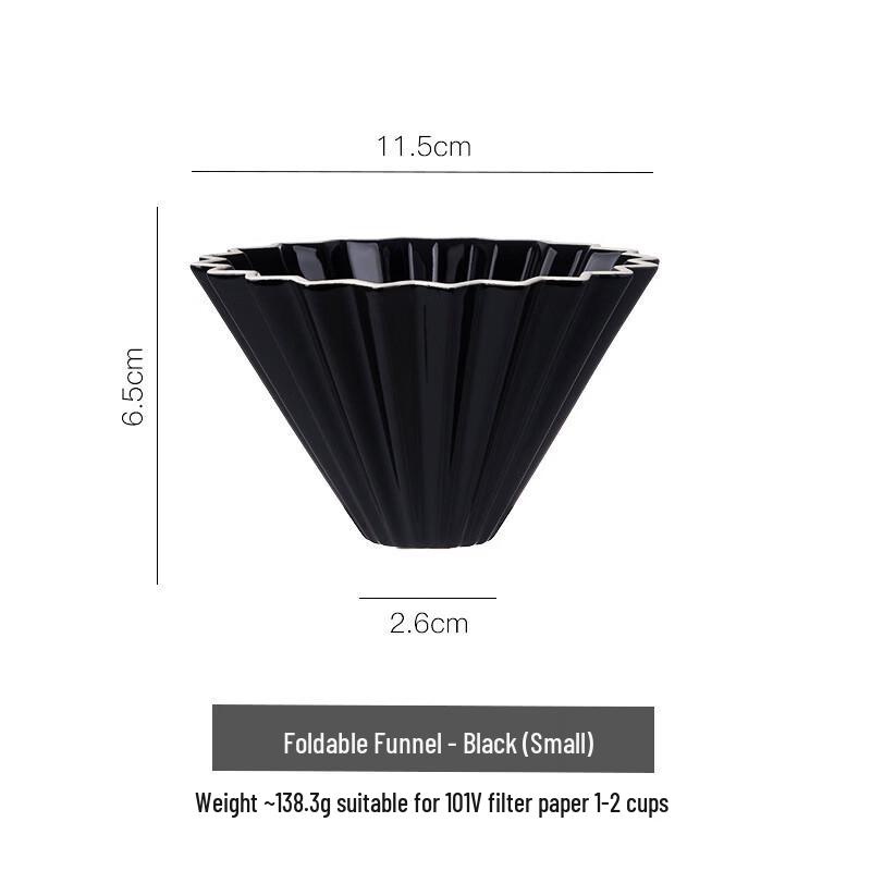 TLXT Ceramic Origami Pour-Over Coffee Dripper