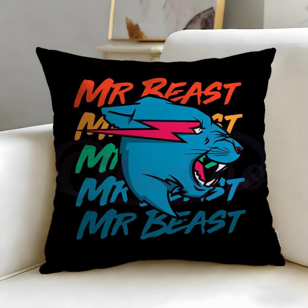 Fodera per Cuscino Mr Beast, Celebrità Popolare di Internet, Morbida e Facile da Lavare – Versatile per Divano, Letto, Viaggio e Ufficio