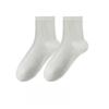 Women's Summer Thin Sweat-absorbing and Odor-proof Mid-calf Socks, Simple Solid Color Mesh Breathable Boneless Socks