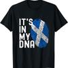 It'S In My Dna Scotland Flag Scottish T Shirt