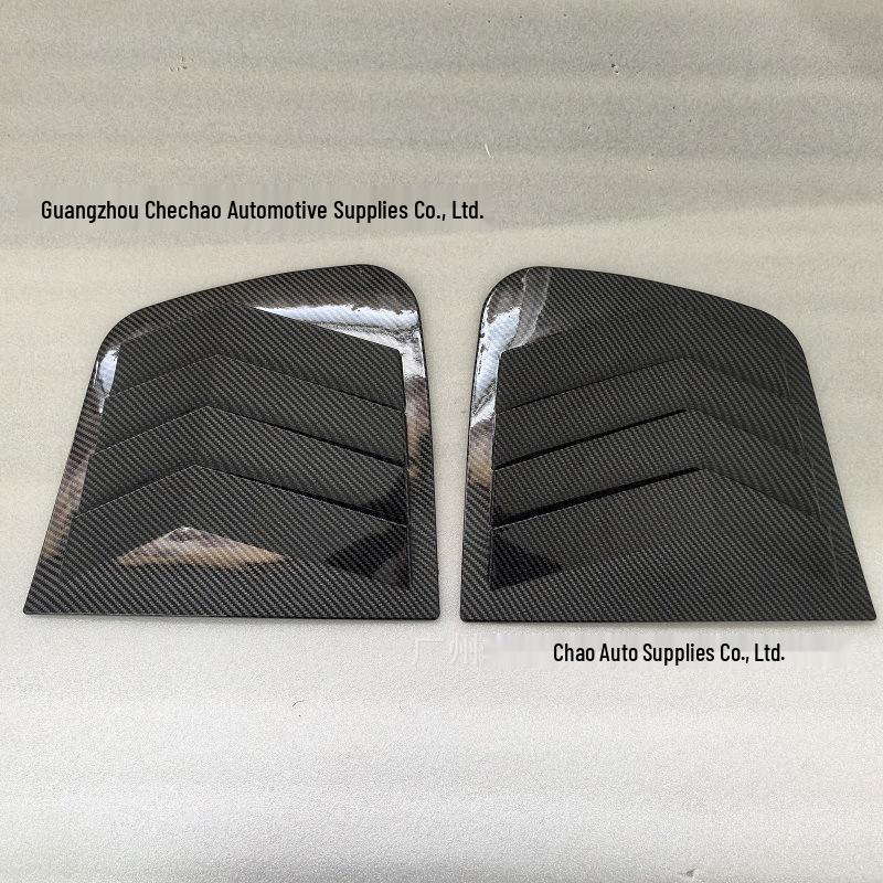 

Kia KX5 16-21 Mustang Style Rear Window Louvers - Outer Triangle Vent Decoration