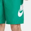 Nike Club Lace-Up Comfortable Logo Print Casual Shorts Men Shorts Green FN3304365