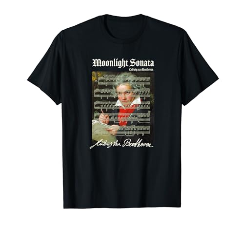 Op.27 Sonata sheet music Beethoven Lover portrait T-shirt