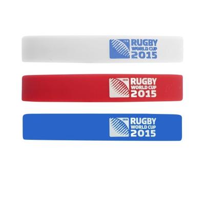Rugby World Cup Braccialetti In Gomma Ufficiali 2015 (confezione Da 3)