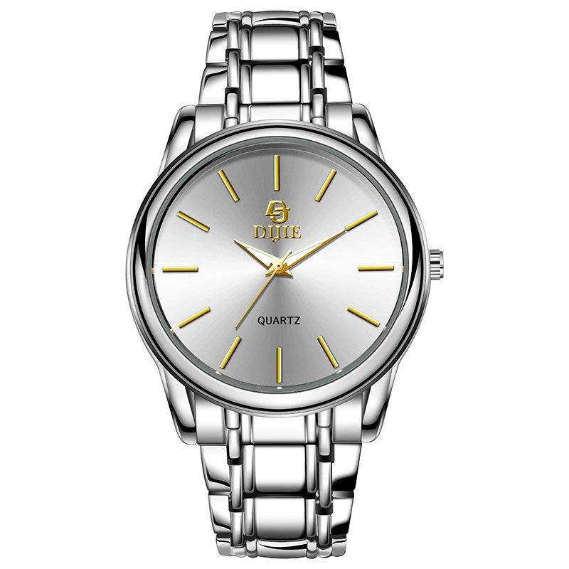 Men'S And Women'S Watches Quartz Calendar Business Quartz Simple Casual Super Play Men'S Watch Tide Steel Strap Watch
