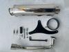 22Racing SUS Exhaust System for AXIS Z O2 Sensor Compatible Realize Stainless Silver Color Full Exhaust System Custom Parts Replacement Aftermarket
