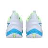 New LINING Badminton Shoes Unisex Low Top Standard White/Yellow/Blue AYZS014-2