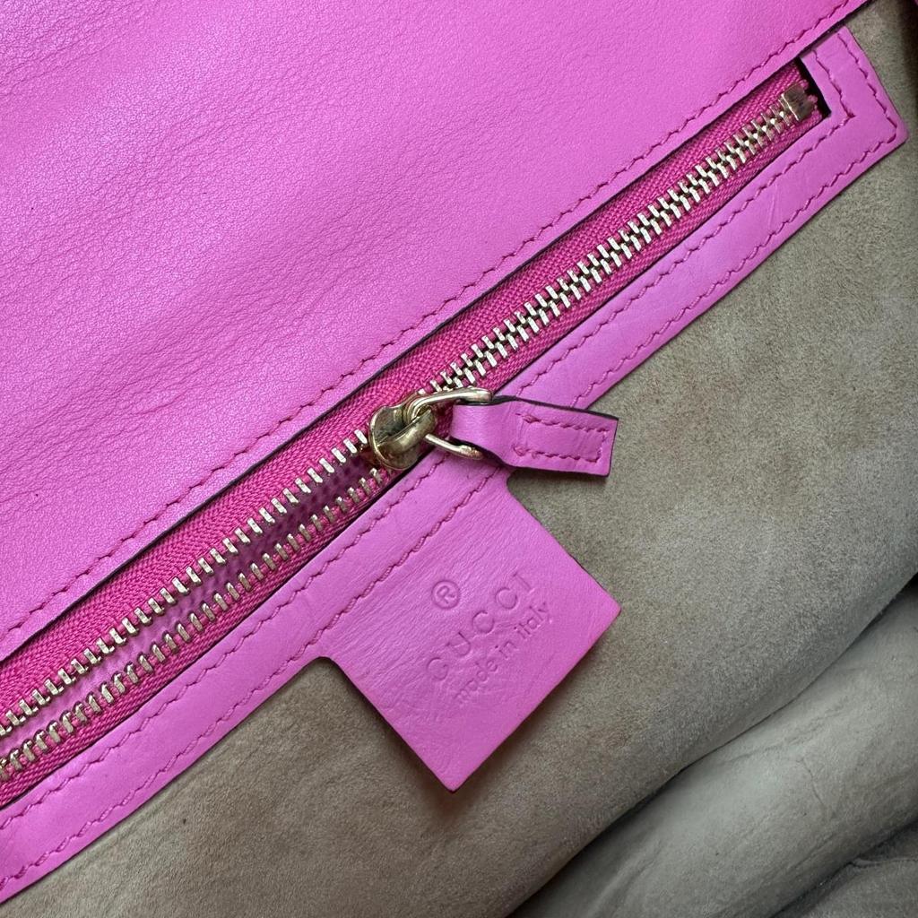 GUCCI 2WAY bag Silvi Handbag pink Women 431665 Used