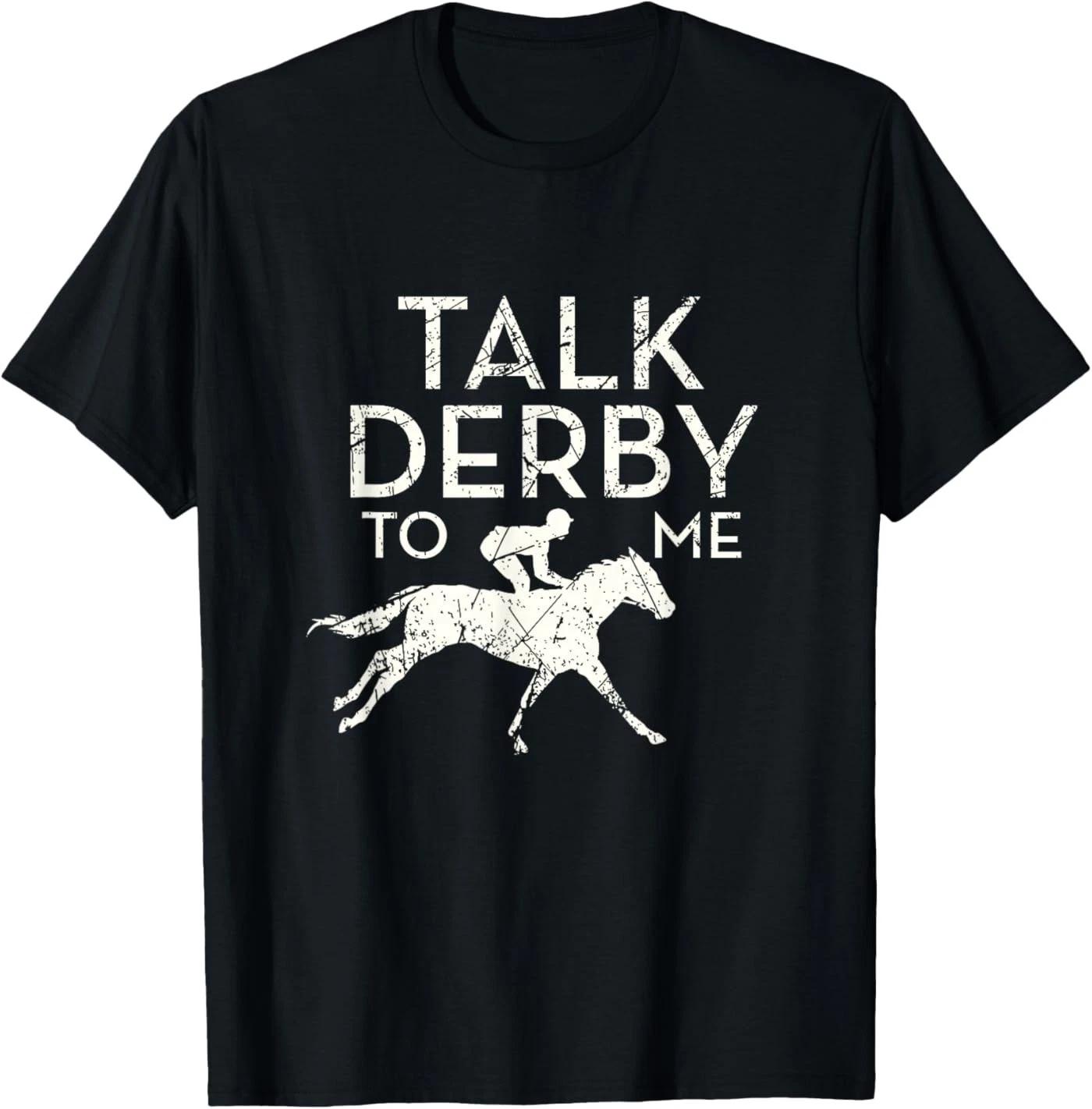 Забавная футболка с изображением владельца и любителя скачек Derby Race 4XL