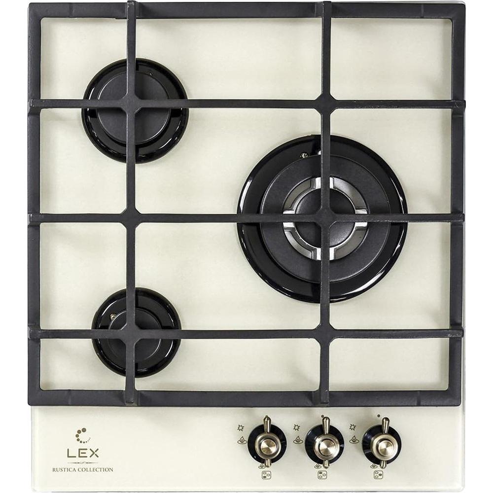 

Варочная панель Lex Gas Gvg 4533c Iv Light White Antique