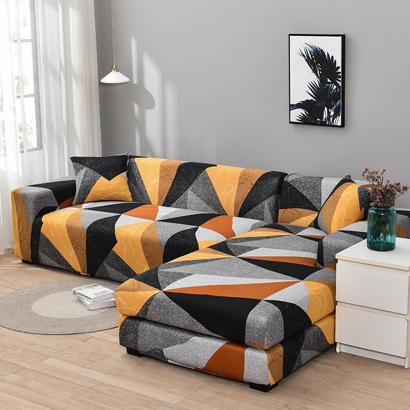 Please Order 2Pieces If Is L-shaped Corner Chaise Longue Sofa Cubre Sofa Elastic Couch Cover Stretch Sofa Covers for Living Room