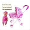 Girls' Doll Stroller Play Set with Reclining Baby Stroller and Doll