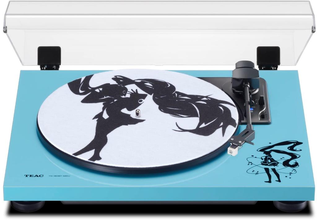 TEAC Hatsune Miku Design Analog Turntable with Phono Equalizer Built-in TN-180BT-MIKU
