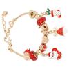 Christmas Style Creative Bracelet Alloy Elegant DIY Fashionable Bracelets for Women Girl Type1