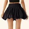 Dámská bublinková sukně s volánovým lemem, plisovaná krátká sukně s vysokým pasem, nadýchaná streetwearová A-liniová rozšířená sukně