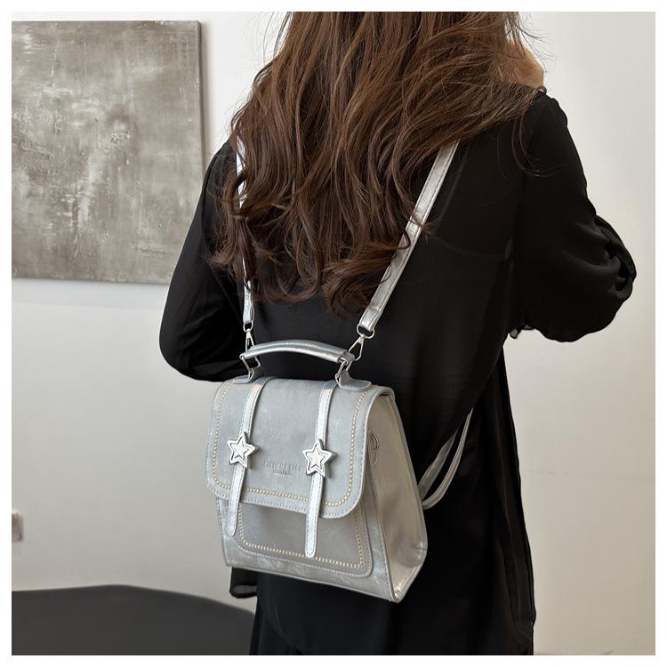 2024 Retro Lässiger Damenrucksack: Stilvolles Design für Studenten