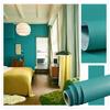 Solid Color Self-adhesive Bedroom Living Room Decoration Waterproof Furniture Refurbished Sticker Background Wall Paper