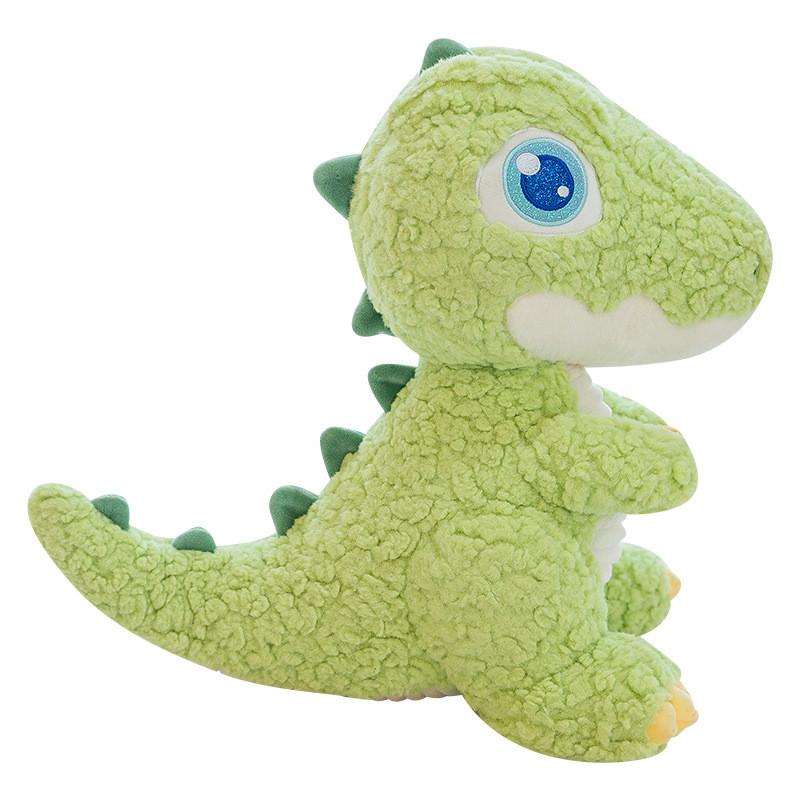 Eyes Big Cute Dinosaur Cartoon Plush Toy Short Pp Cotton Filled Decoration Doll