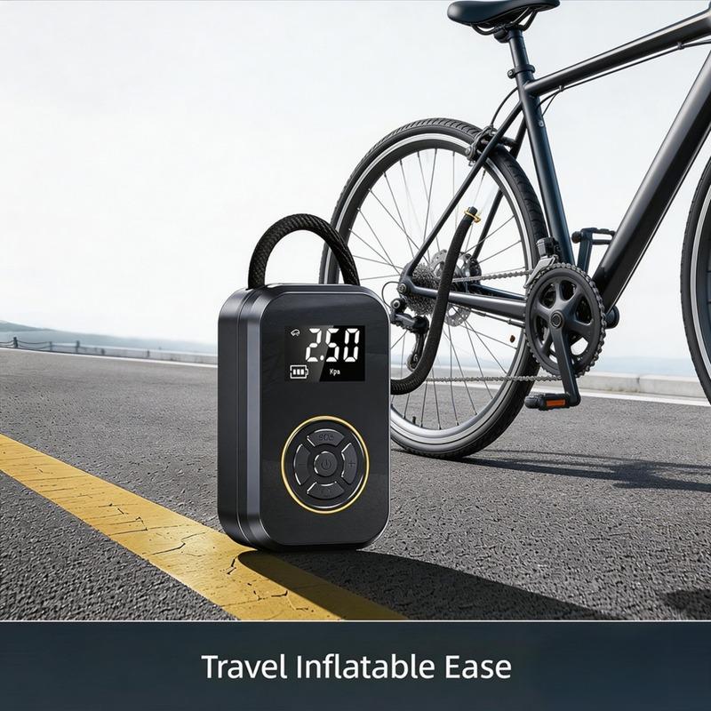 Wireless Car Air Pump Bike Inflato Quick Charging Car Tire Wireless Air Pump Intelligent Electric Tire Inflator Car Motorcycle