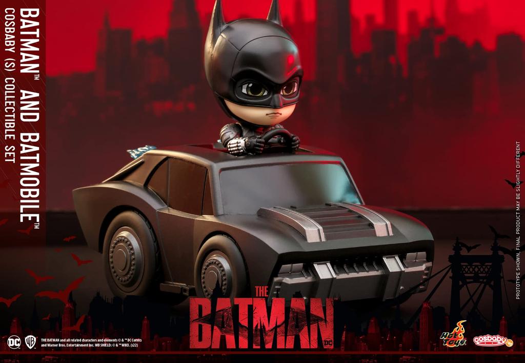Cosbaby THE BATMAN Batman & Batmobile Size S Non-Scale Figure Black