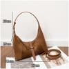 Genuine Leather Bag Niche Women's Bag, Commuter Single-shoulder Bag, Textured Crossbody Bag, Handbag