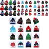 Unique Patterned Christmas Beanie Hat With Bright Led Lights For Winter Cheer