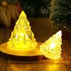 Iceberg Christmas Night Light: Romantic Bedside Lamp & Electronic Candle Ornament for Holiday Atmosphere