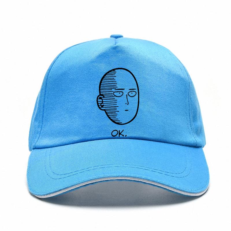 ANIME One Punch Man bedruckte Baseballkappe, Unisex, Damen, coole Sommer-Mesh-Trucker-Kappe, modische verstellbare Snapback-Hüte